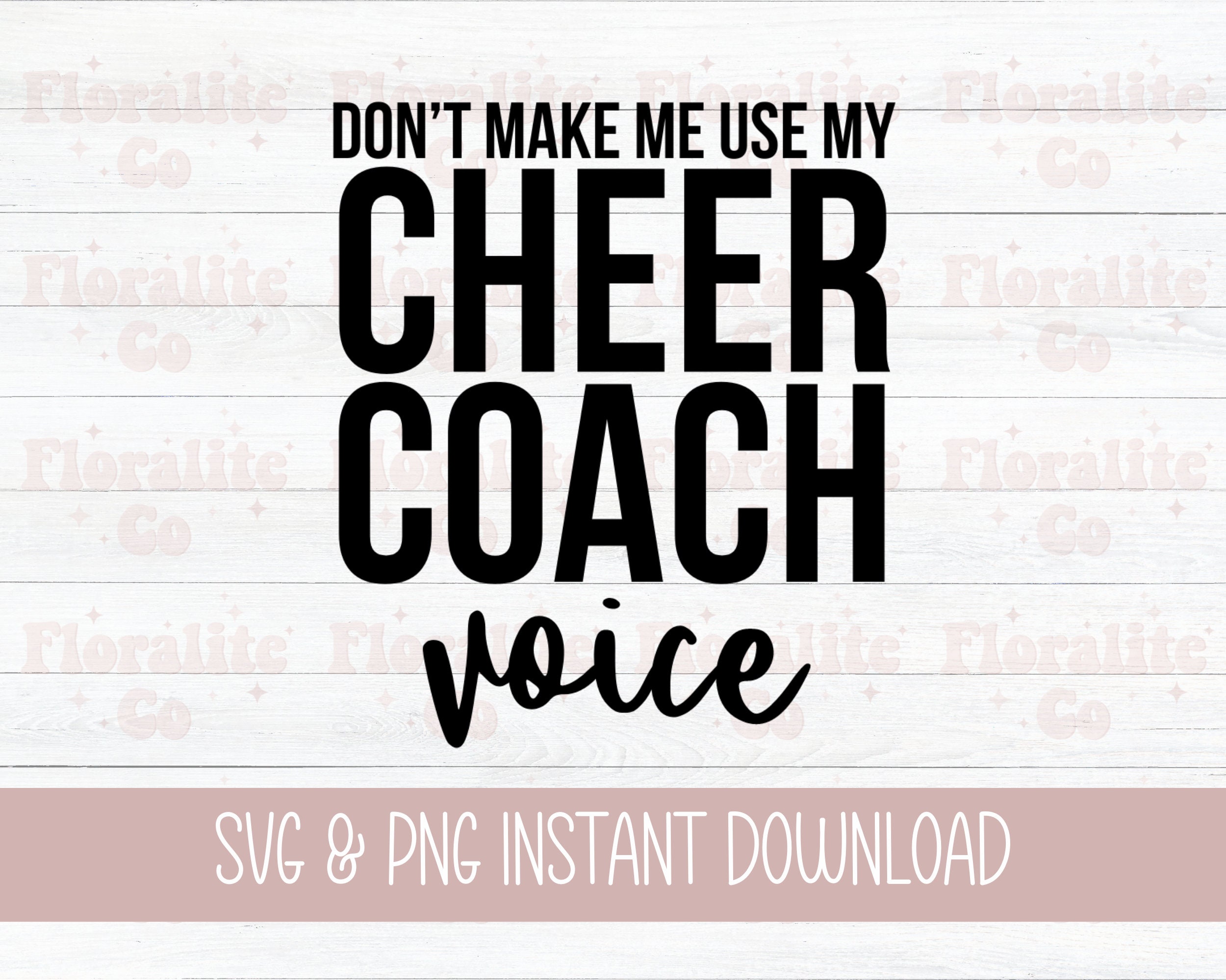 Cheer Coach Voice Svg, Cheerleader Svg, Cheer Svg, Cheer Shirt Svg
