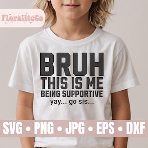 Supportive Dance Bro Svg Png Jpg, Cheer Bro Svg, Camiseta Cheer Brother, Clipart de Voleibol Bro, Softball Bro Svg Png, Dança Png, Engraçado Bruh