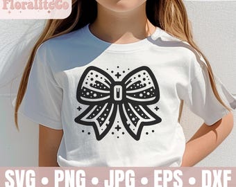 Cheer Bow SVG PNG, Glitter Bow svg file , Bow vector, Bow clipart, Bow svg bundle, Cricut Cut Files , Silhouette Studio Cut Files, bows svg
