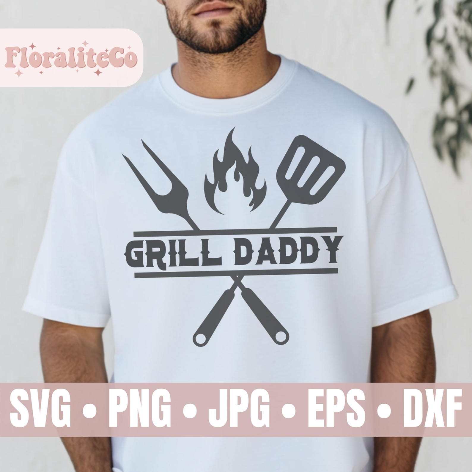 Grill Daddy Svg, Funny Dad Shirt Svg Cut File Png Sublimation, Fathers ...