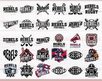Rebels svg Bundle, Rebels, Rebels png, rebels football, football, rebel svg, Cheer Team svg, rebels mascot svg, rebels School Pride Shirt