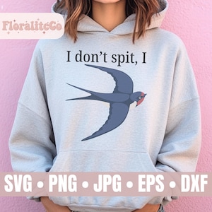 I Don't Spit -- I Swallow, Bird Pun Shirt, Wine Tasting Experts, I Love Vino, Wine Lover, Unisex Heavy Blend™ Crewneck Sweatshirt