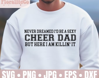 papá animador svg, papá animador divertido svg, animadora svg, práctica de porristas DXF, arco de porristas Eps, vida de porristas svg porristas svg, mamá animadora svg
