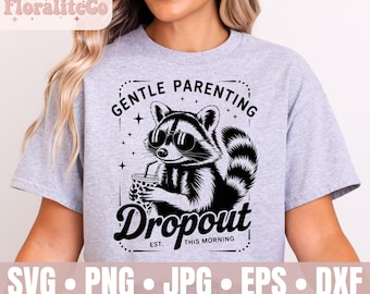 Crianza amable (SVG), Vida de mamá retro (PNG), Diseño de camiseta con humor para padres cansados (sublimación), Vida de mamá (PNG), Diseño de mamá de moda, Mapache (PNG)