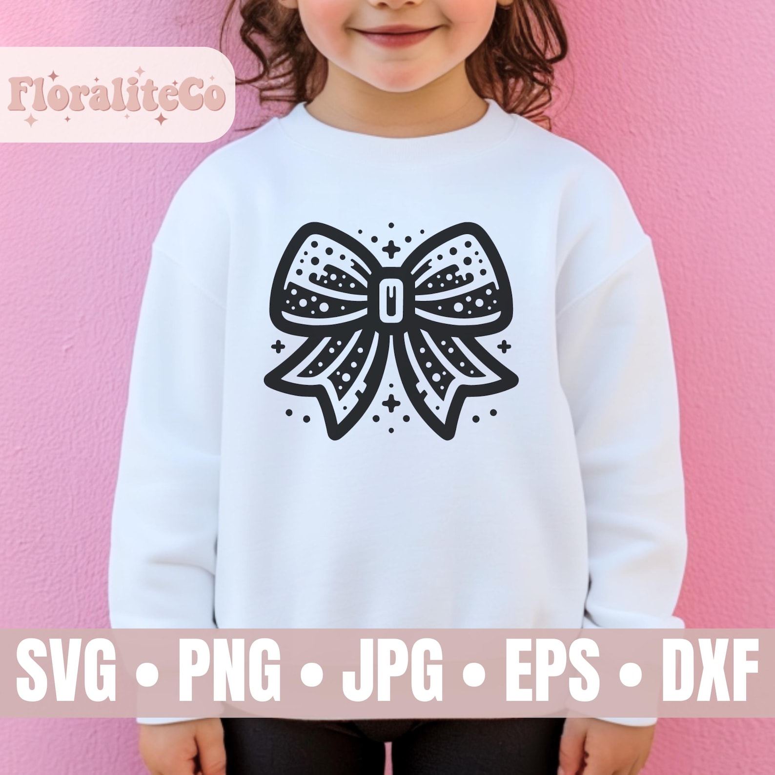 Cheer Bow SVG PNG Bundle, Glitter Hair Bow Svg Vector, Cheerleader Mom ...