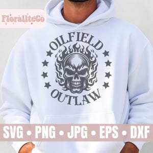 Oilfield Roughneck Skull Hard Hat Svg, Rig Trash, Roughneck Svg, Oilfield Outlaw Svg Png, sublimatie, digitaal ontwerp, booreiland Shirt Design