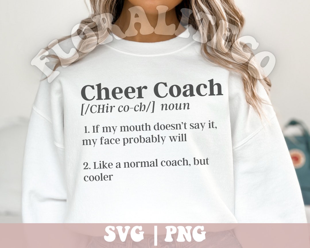 Cheer Coach Definition Svg, Cheerleader Coach Svg, Cheerleader Svg