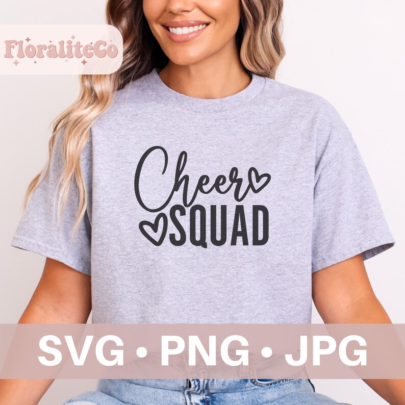 Cheer Sguad SVG, Cheerleader SVG, Cheer Mom SVG, Cheer Cut File ...
