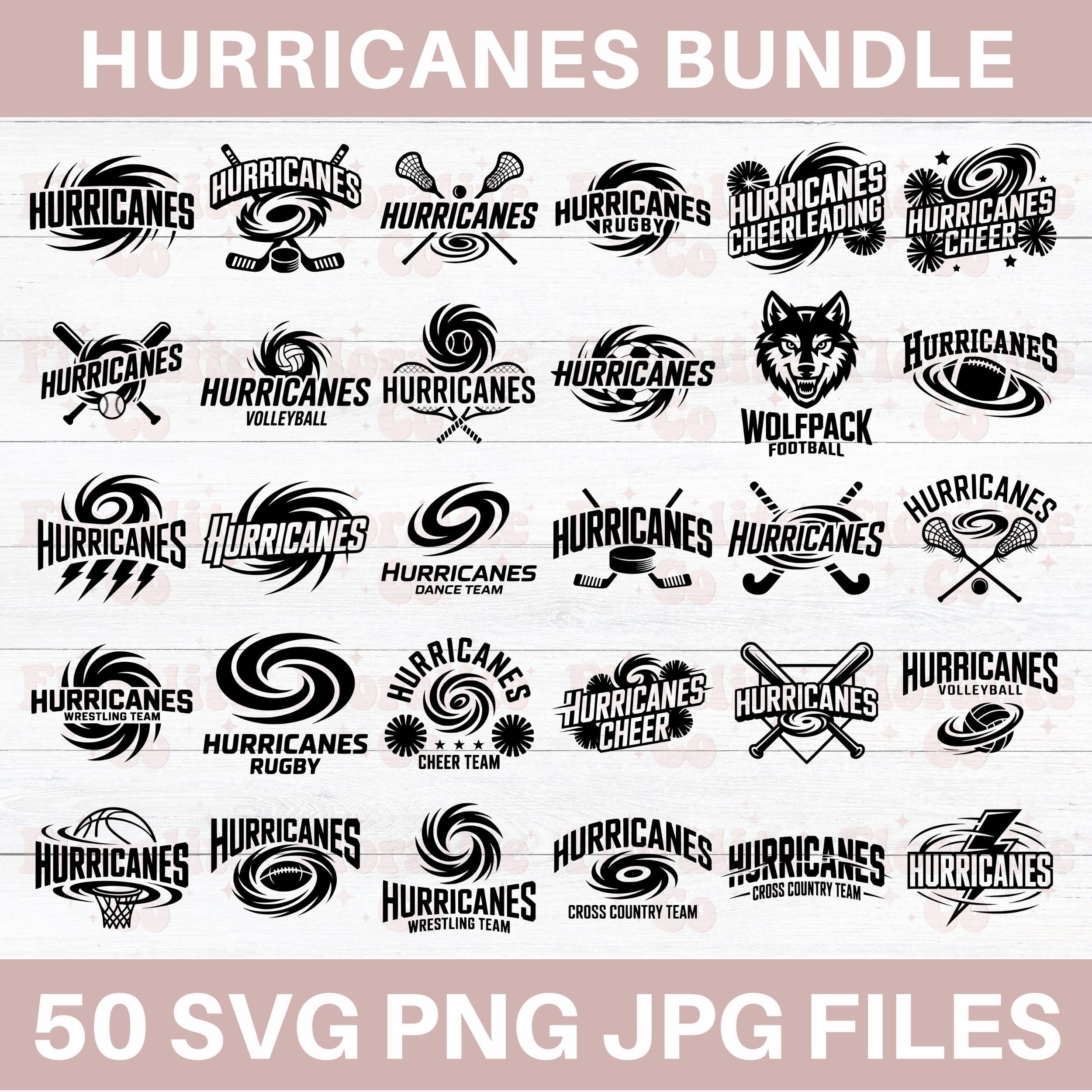 Hurricanes Mascot Bundle Svg, Hurricanes School Spirit Svg, Hurricanes ...