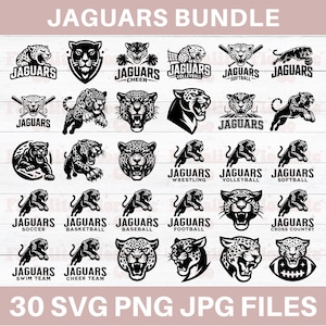 Jaguars SVG bundle, Jaguars cheer SVG, Jaguars Football Png, Jaguars school mascot Shirt, Jaguars school spirit svg, Softball Cricut designs