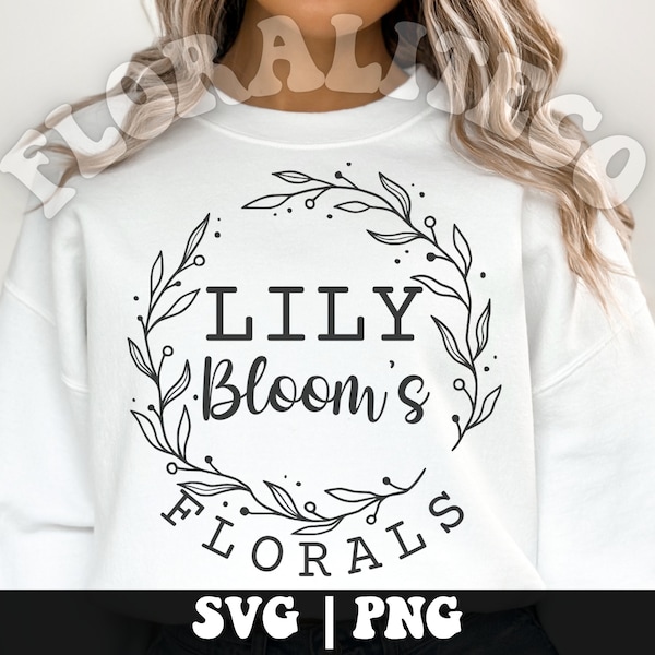 Lily Blooms Florals SVG PNG, het eindigt bij ons SVG, Colleen Hoover geïnspireerd SVG, het begint bij ons, CoHo geobsedeerd, Booktok, beter in Boston