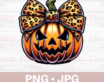 Leopard Coquette Bow Pumpkin Png Jpg, Sparkly Pumpkin Png, Fall Shirt Design, Fall Sublimation, Pumpkin Patch Png, Thanksgiving Png