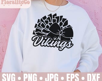 Vikings Cheer svg, Viking Svg, Vikings svg Cut Files Cricut, Vikings school svg, Vikings mascot, Vikings Pride, Vikings Cheerleading Shirt