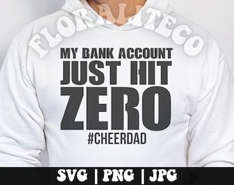 funny cheer dad svg, cheer mom svg, cheer parent svg, funny cheer Shirt Design, Cheerleader svg, cheerleading svg, cheer shirt svg, Hit Zero