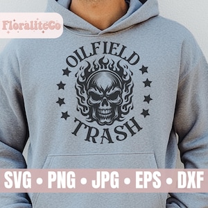 Oilfield Roughneck Skull Hard Hat PNG, Rig Trash, Roughneck PNG, Oilfield worker png, SVG, sublimatie, digitaal ontwerp, booreiland shirtontwerp
