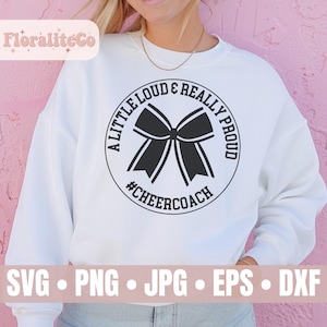 Proud Cheer Coach SVG, Cheerleader Coach SVG, Cheer Coach Shirt SVG, Cheerleader Svg, Cheer Season Svg, Cheerleader Svg, Digital Download