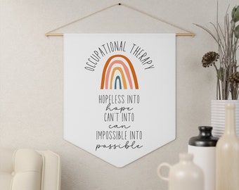 Occupational Therapy Room Wall Decor, Occupational Therapy Pennant, Therapy Room Wall Decorations, OT Room Wall Signs, Ot Classroom Decor