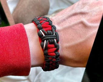 Handmade Spiderman Paracord Bracelet