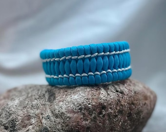 Custom Hand Stitched Paracord Survival Bracelet