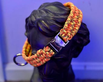Handmade Paracord Dog Collar 17 3/4"
