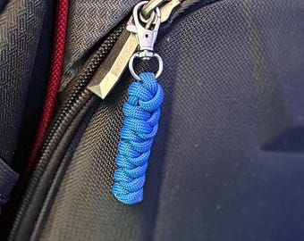 Custom Paracord Zipper Pull Charms - Snake