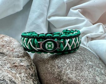 Custom Green Lantern Paracord Bracelet