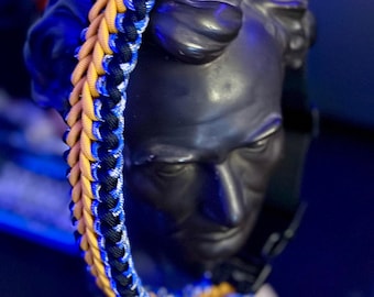 Handmade Adjustable Paracord Dog Collar 17 - 25"