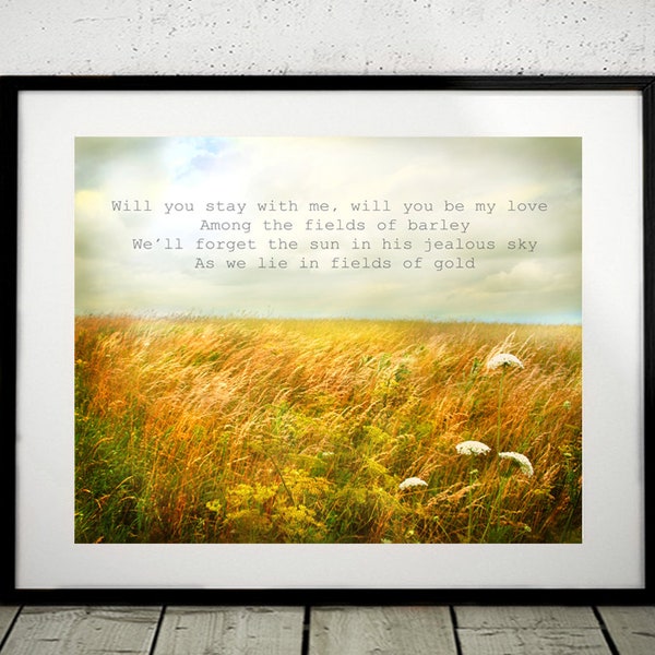 Fields of Gold - Photography Print Wall Art