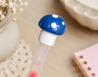 Blauer Pilz Gelstift Flow Cap
