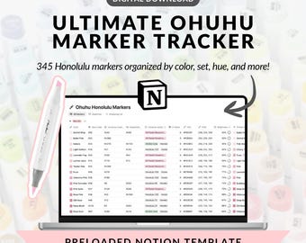 Ohuhu Marker Database for Notion