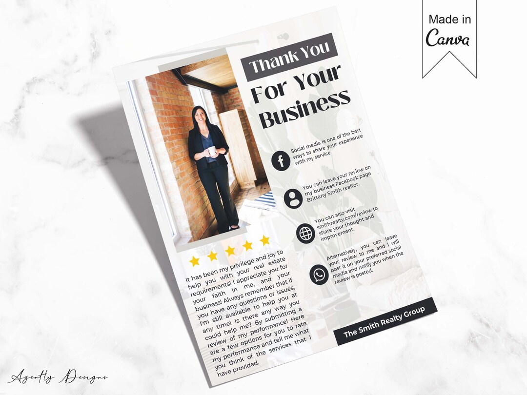 Real Estate Agent Review Letter, Client Testimonials Template, Client