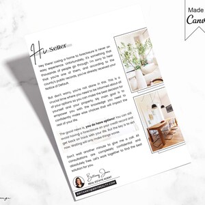 Real Estate Foreclosure letter, Pre-Foreclosure Letter, farming Prospecting Letter, Foreclosure assistance letter, Marketing outreach Letter