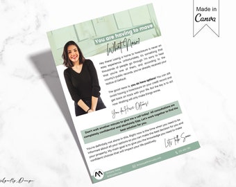 Real Estate Foreclosure letter, Pre-Foreclosure Letter, farming Prospecting Letter, Foreclosure assistance letter, Nature sage flyer design