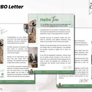 Carta de alquiler por propietario sobre agricultura, carta de divulgación de FRBO, carta de alquiler gestionado por el propietario sobre agricultura, alquiler de vivienda sobre agricultura Greenery Green