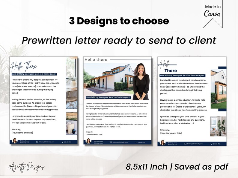 Probate Prospecting Letter, Inheritance Farming Letter, Property Sales ...