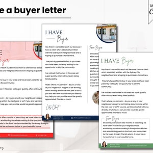 Tengo una carta de comprador, carta de agricultura local, carta de prospección, folleto de agricultura de bienes raíces, carta de adquisición de clientes, diseño de colores combinados