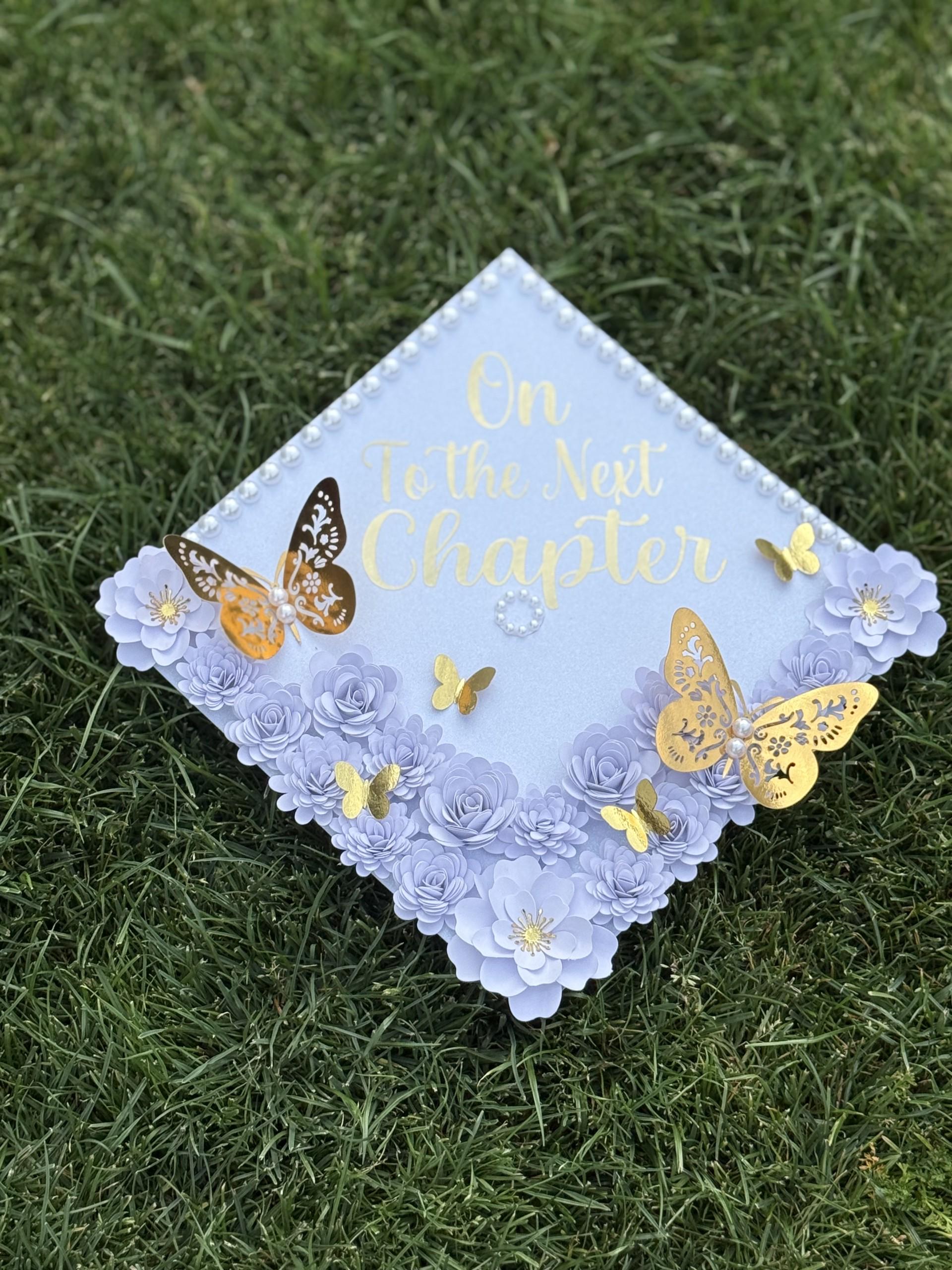 Custom Graduation Cap Topper 2026 on to the Next Chapter - Etsy