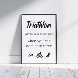 Mann, Ironman Triathlon, Triathlet Geschenke, Schwimmen Bike Run, Triathlet Geburtstag Geschenk, Ironman Print, druckbare Wandkunst, männlicher Athlet, Gewinner