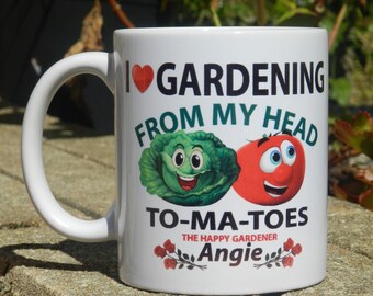 Custom Garden Mug Gardener Mug, Garden Coffee Mug, Gardening Coffee Mug, Gardening Gifts for Women, Gift For Gardener Woman