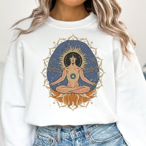 Spiritual Graphic Sweatshirt, Celestial Witch Sweatshirt, Boho Sweatshirt, Witchy Gift Sweater, Witch Vibes Vintage Witch Tshirt