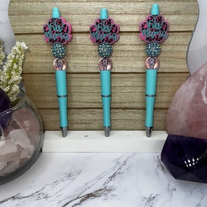 Beaded Pen Silicone Bead Fur Mama