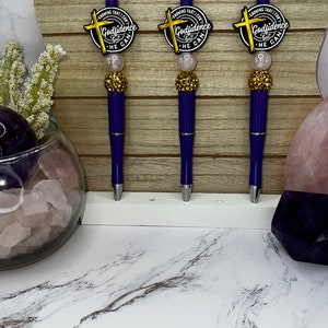 Beaded Pen Silicone Beads Know that God
