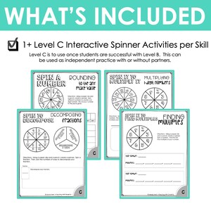 4th Grade Math Intervention Activities and Assessments Worksheets - Etsy