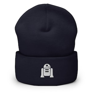 R2D2 Beanie | R2D2 Embroidered Cuffed Beanie | Star Wars Beanie