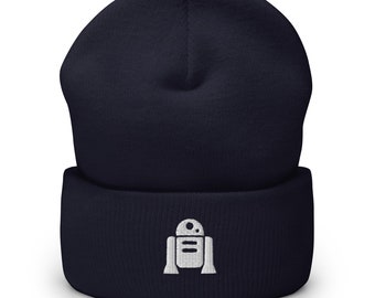 R2D2 Beanie | R2D2 Embroidered Cuffed Beanie | Star Wars Beanie