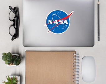 NASA Logo Sticker | US National Aeronautics and Space Administration Decal, NASA Bubble-free Stickers