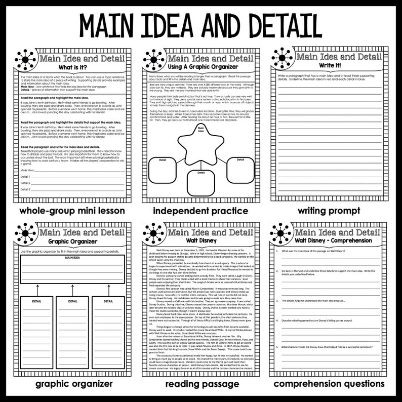 Reading Comprehension Homeschool Worksheets Printables Reading