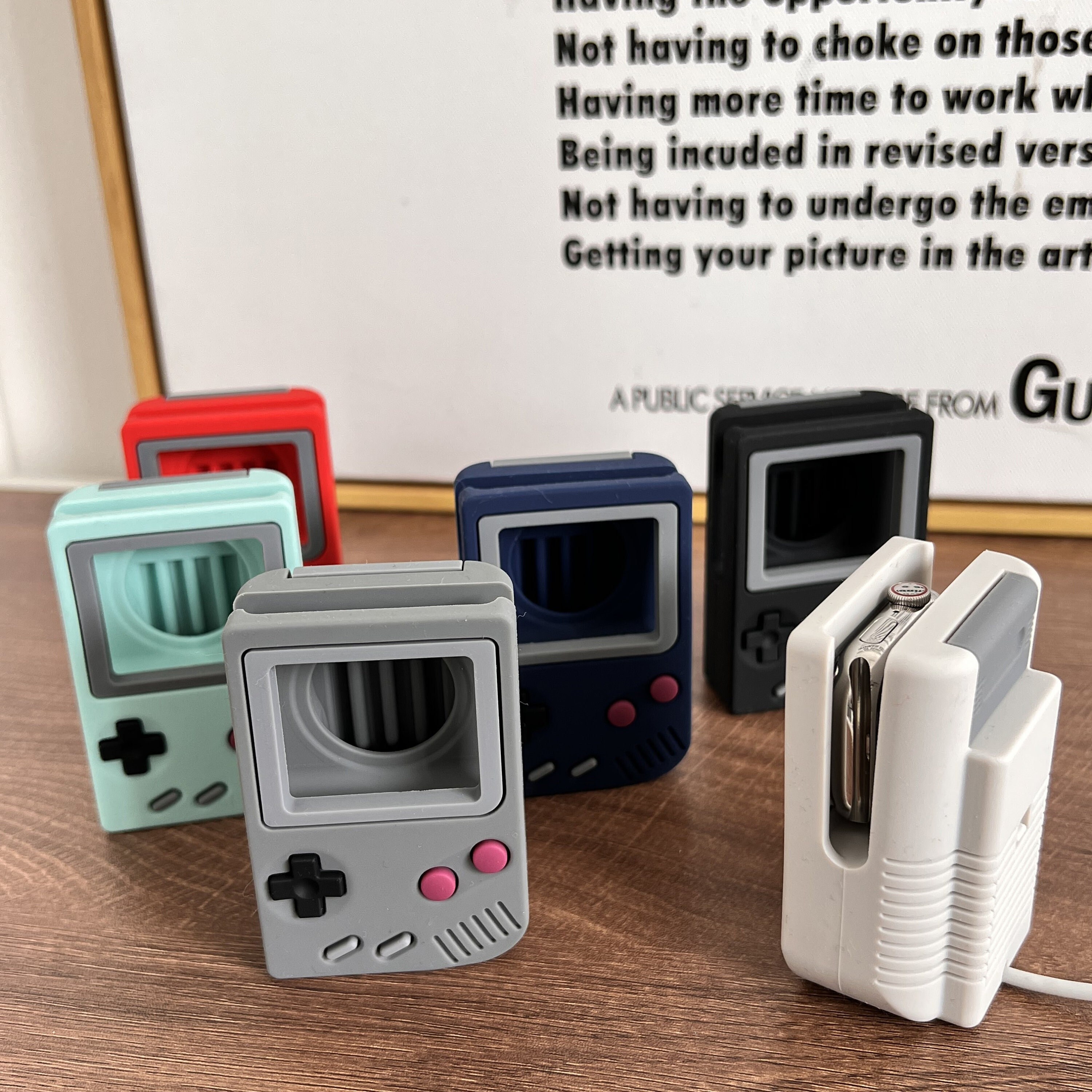 Soft Apple Watch Game Boy Charging Stand Dock -