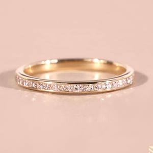 Solid Gold Channel Set band , Princess Cut Band, Channel Set , Half Eternity Band, Stacking Wedding Band , Anniversary Band , Wedding Band
Princess Cut Diamond Eternity Ring 1.8mm 18k 14k. Wedding Band . Full 3 4 Half Eternity . Channel Setting. Yellow Rose White Gold Platinum
Princess Cut Channel set wedding band in 14k Solid gold 2.50mm Princess Channel Set Half Eternity Band Stacking Matching Wedding Band Ring 
3.0mm Princess Cut Lab Grown Diamond Bridal Wedding Band, Channel Set Wedding Band