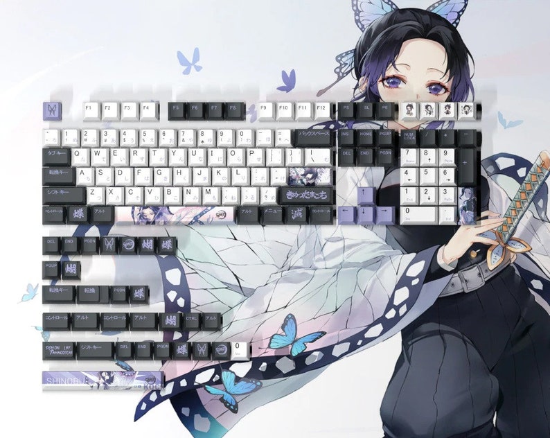 12key Anime Character Design Keycaps For Mechanical Keyboard Mechanical  Keyboard Caps Accessories Custom Esc Thermal Sublimation Personality  Engraved Keycap  Shop The Latest Trends  Temu